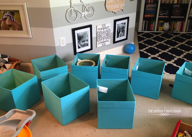 Image-Labeled Toy Bins - The Homes I Have Made