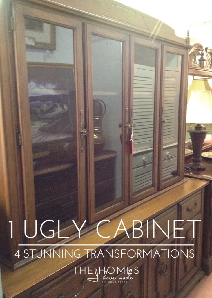 1 Ugly Cabinet 4 Stunning Transformations The Homes I Have Made