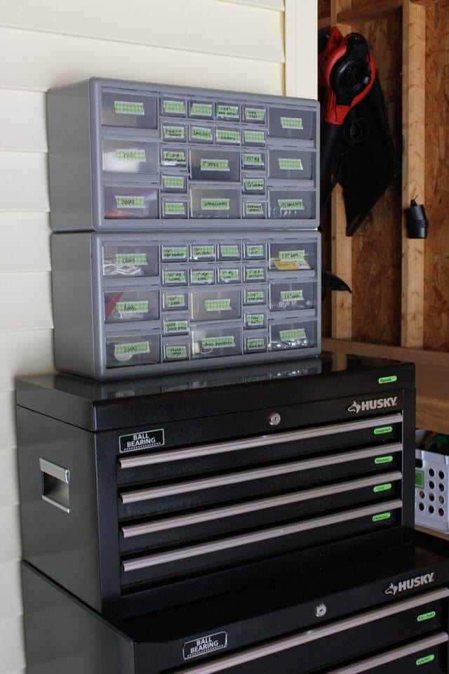 fuss free label ideas for the garage the homes i have made