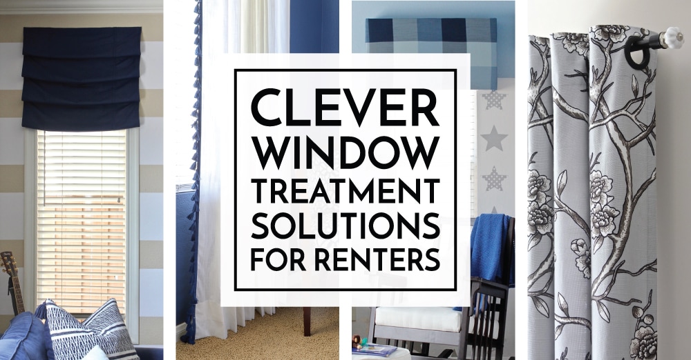 Window Treatment Solutions For Ers, Tension Rod Curtains Over Blinds