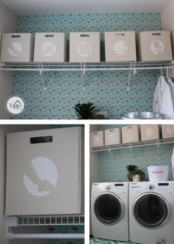 Simple & Sweet Laundry Room Reveal - The Homes I Have Made