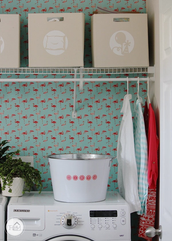 Simple & Sweet Laundry Room Reveal