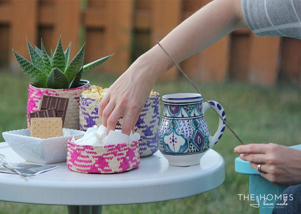 S'Mores Station with GlobeIn Baskets