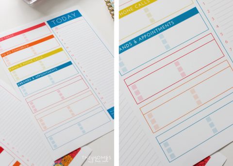 Productivity Printable - The Homes I Have Made