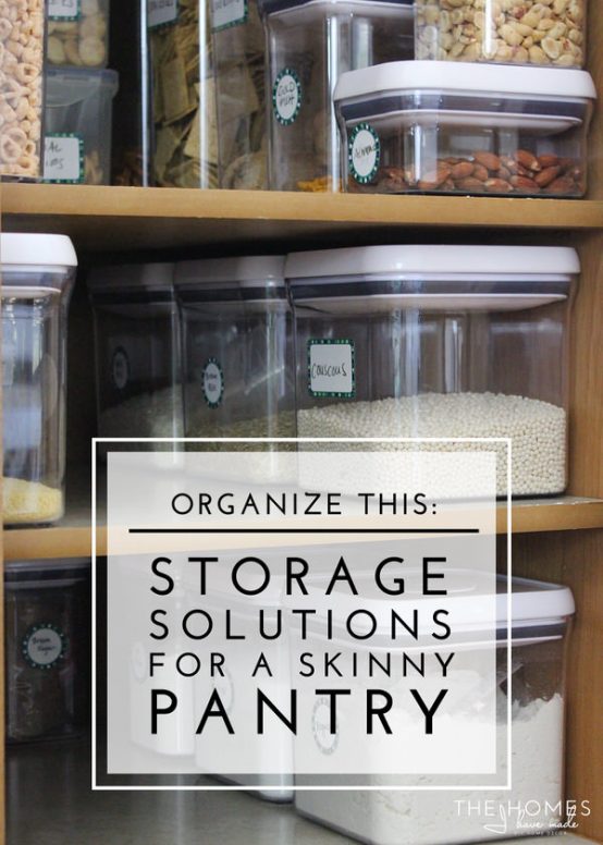 Organize This: Storage Solutions for a Skinny Pantry | The Homes I Have ...