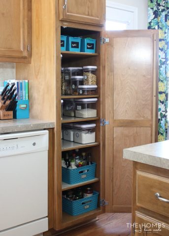 Storage Solutions for a Skinny Pantry - The Homes I Have Made