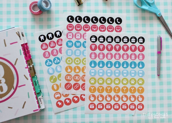 FREE Ready-to-Print Planner Stickers