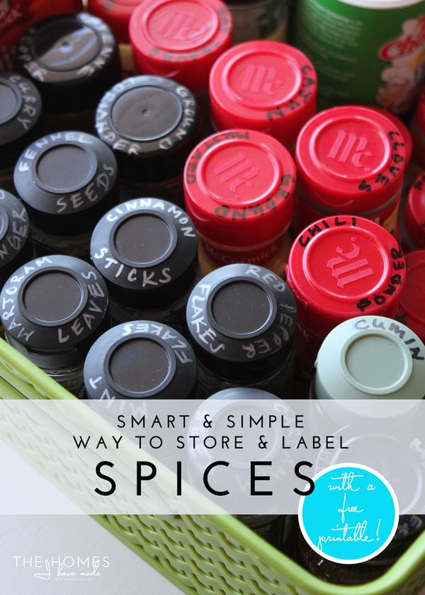 Smart & Simple Ways to Store & Label Spices