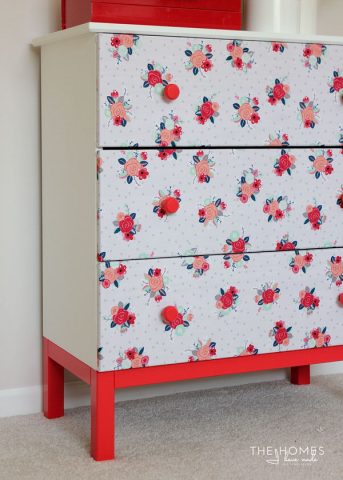 Fabric-Covered Dresser - The Homes I Have Made