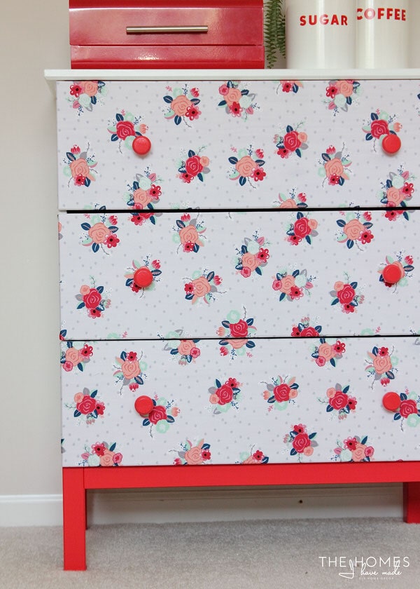 Fabric-Covered Dresser