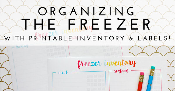 Freezer Organization: Best Containers & an Inventory Printable - Polished  Habitat