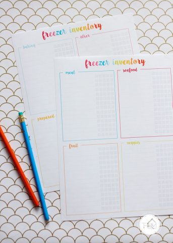 Organizing the Freezer (with Printable Freezer Inventory & Labels ...