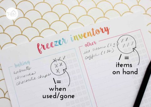 Organizing the Freezer (with Printable Freezer Inventory & Labels ...