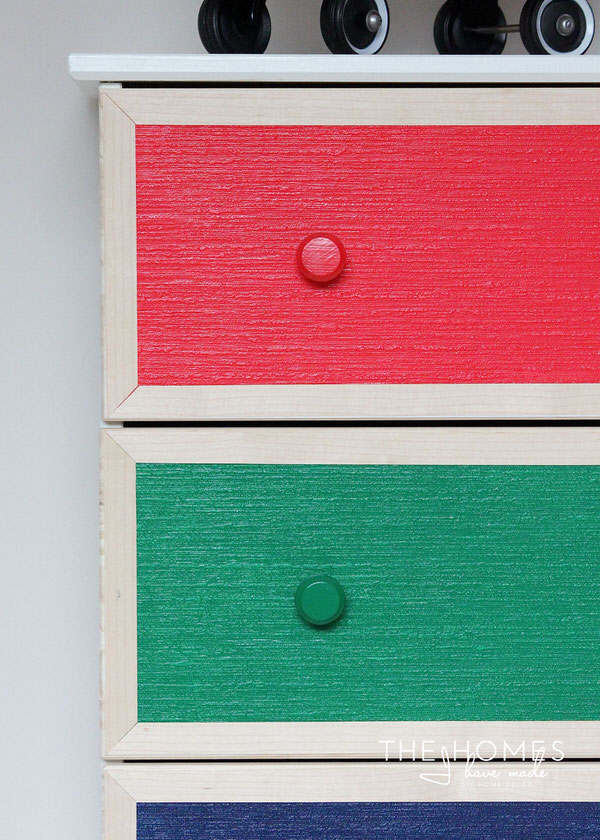 Color Block Dresser with Wallpaper 27