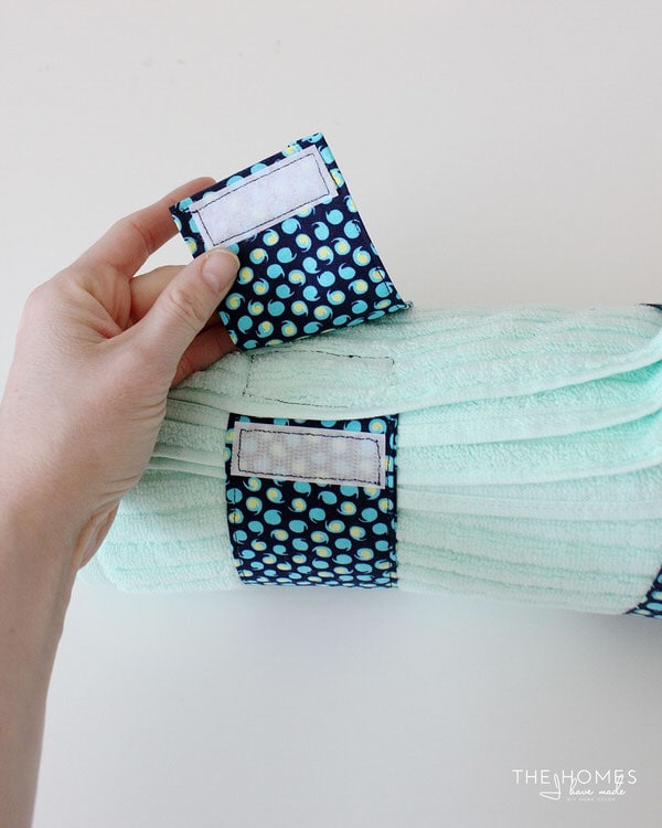 DIY Towel Straps | How to Roll the Towel