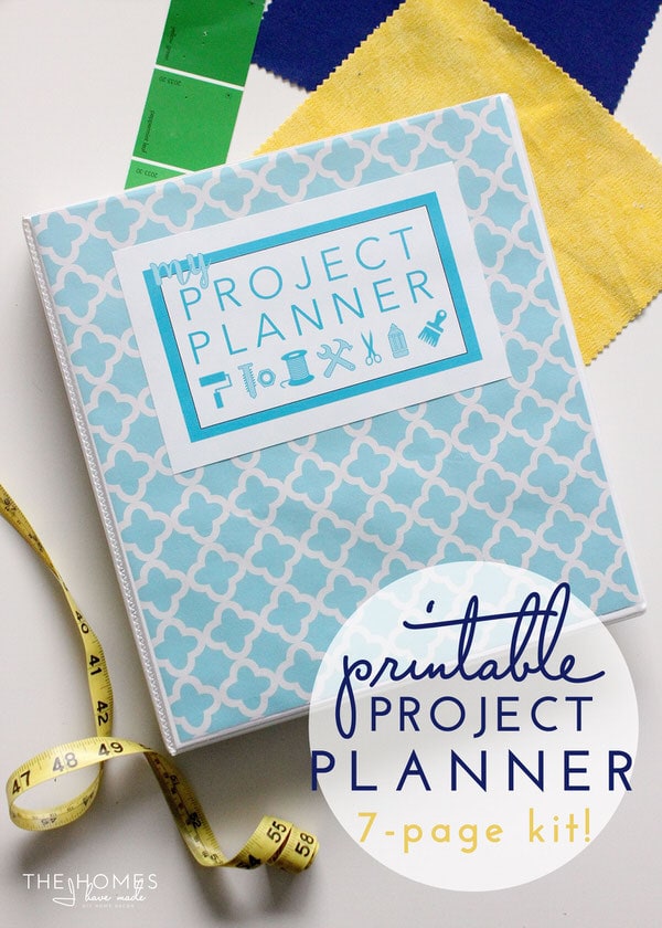 Printable Project Planner - a 7 page kit!