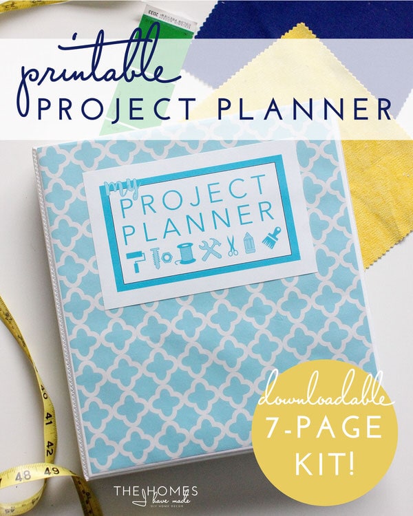 Printable Project Planner | 7-page downloadable kit