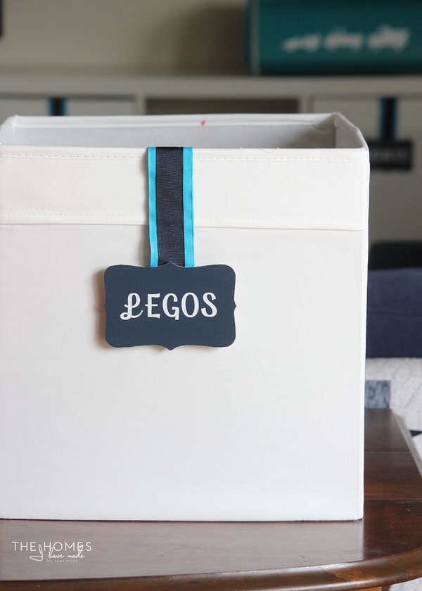 Use Magnetic Basket Labels to label your bins and baskets without any damage or permanence!