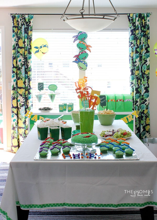 Check out this adorable Ninja Turtle Birthday Party full of awesome DIY projects!