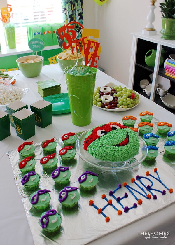 A Turtle Y Awesome Ninja Turtles Birthday Party The Homes I Have Made