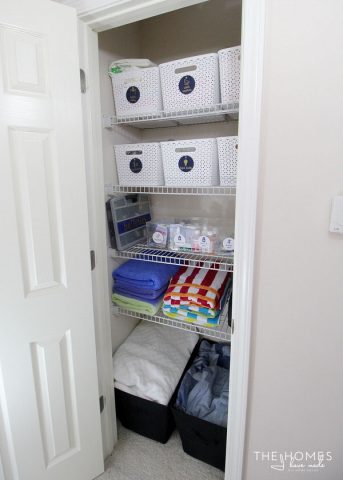 Storage Solutions for a Skinny Linen Closet - The Homes I Have Made