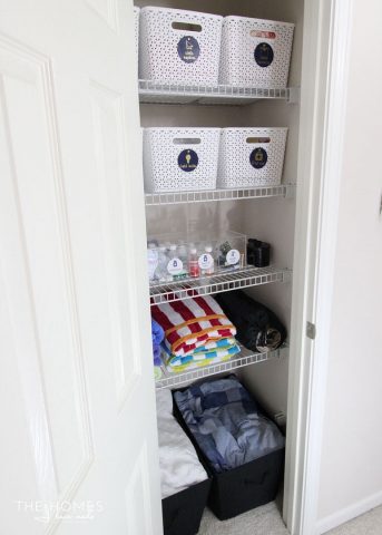 Storage Solutions for a Skinny Linen Closet - The Homes I Have Made