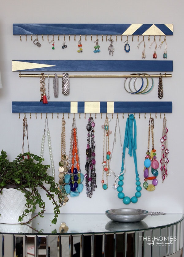 Wall Jewelry Organizer from a Printers Typeset Drawer  Tonya Staab