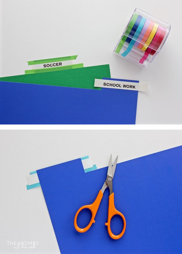 Making your own tabbed binder dividers is quick and easy! This tutorial shows you how!