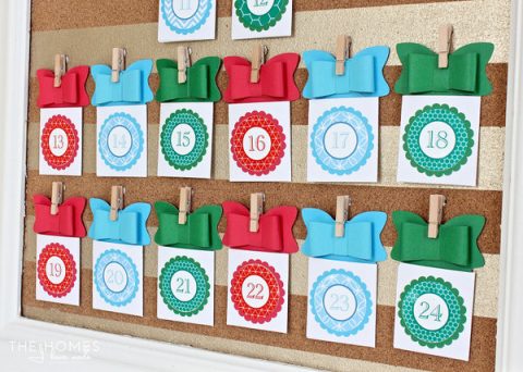 DIY Hidden Holiday Message Advent Calendar The Homes I Have Made
