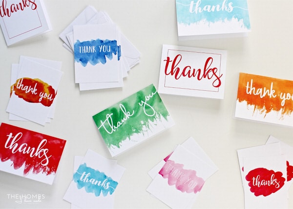 Keep track of all your gifts and corresponding thank you cards for every festive occasion using these colorful Printable Gift Trackers & Thank You Cards!