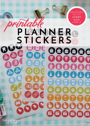 Learn how to print and use the chore, activity and planner stickers from The Homes I Have Made. From stickers to magnets and more, here is exactly how to print them and use them in your home!