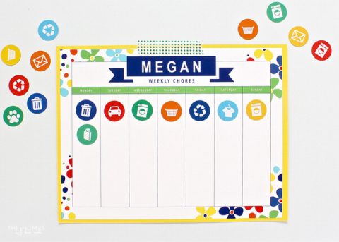 Printable Chore Charts for Kids | The Homes I Have Made
