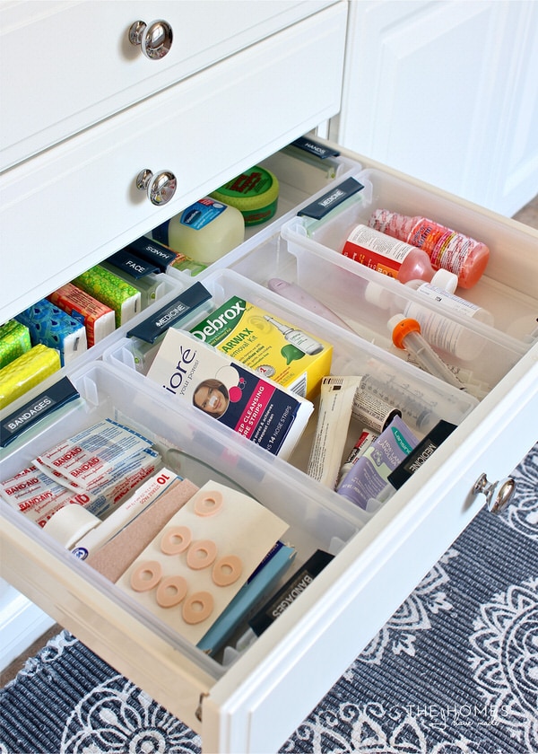 Creative Ways To Organize Bathroom Cabinets And Drawers The Homes I Have Made - How To Organize Deep Bathroom Cabinets