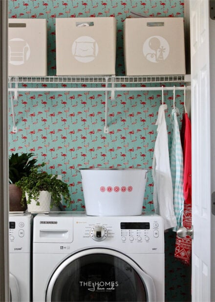 Each family uses a different routine to get the laundry done. I do our entire family's laundry in a single day. Read on to see my tips and tricks for getting it done without loosing your mind!