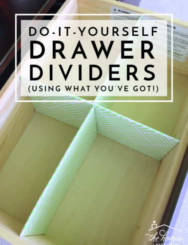 Organize any drawer with DIY Drawer Dividers (Using What You've Got!)