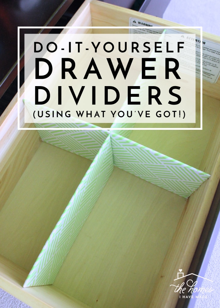Organize any drawer with DIY Drawer Dividers (Using What You've Got!)
