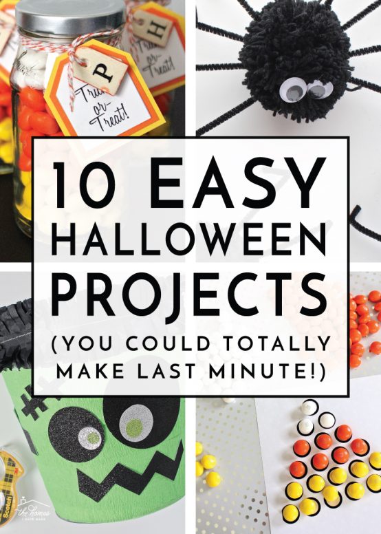 These 10 Easy Halloween Projects will have your heart and home Halloween-ready in no time!
