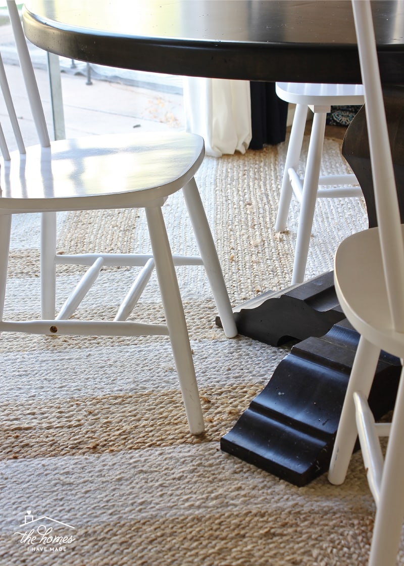 Choosing the right rug for a space isn't easy. Check out my process for selecting a Dining Room Rug and how I goofed it up twice!