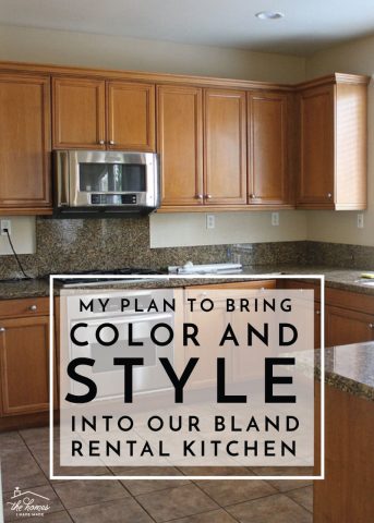 Do you have an ugly rental kitchen and no idea how to make it pretty? Check out these smart, easy and renter-friendly plans for adding major style to a bland rental kitchen!