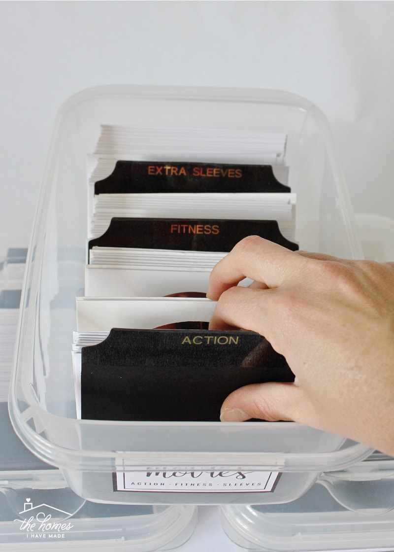 Organize and streamline your DVDs with these simple DVD Storage Boxes