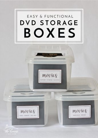 Easy & Functional DVD Storage Boxes - The Homes I Have Made