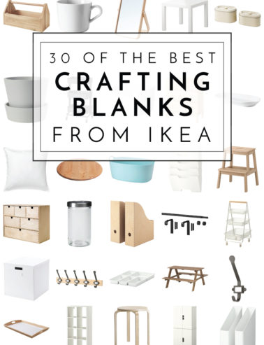 Looking for your next best IKEA Hack? Check out these 30 awesome "blanks" from IKEA!