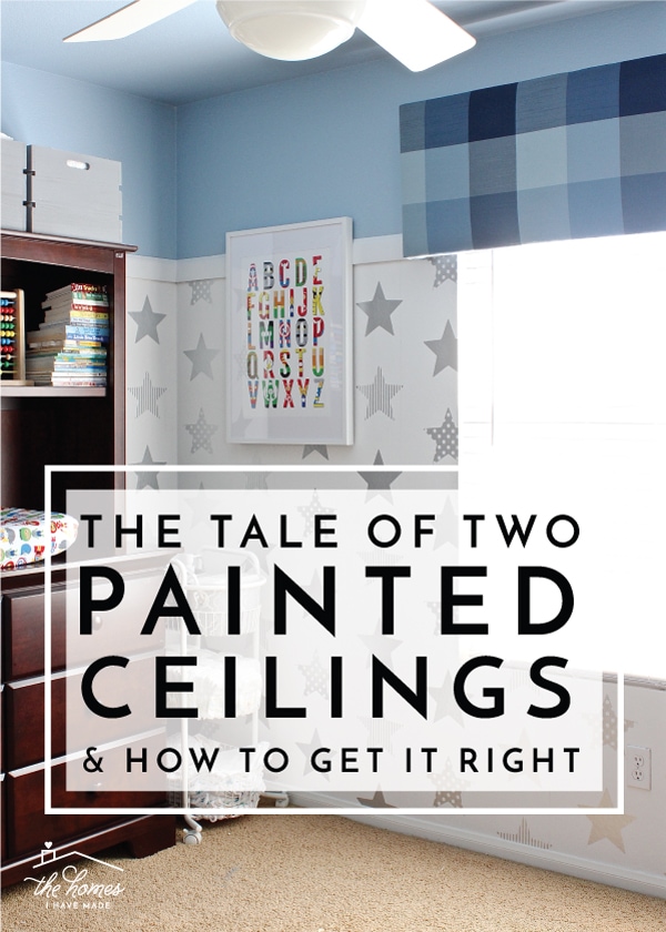 The painted ceiling trend is still going strong. Here are some tips and tricks for getting it right!