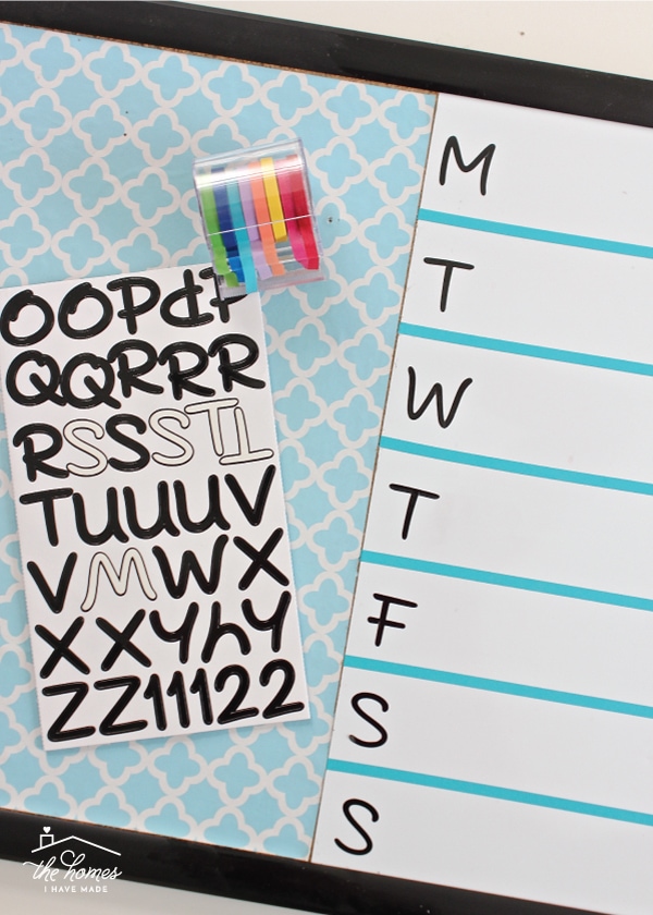 Washi Tape DIY Dry Erase Board  Diy dry erase board, Diy calendar dry  erase, Dry erase board