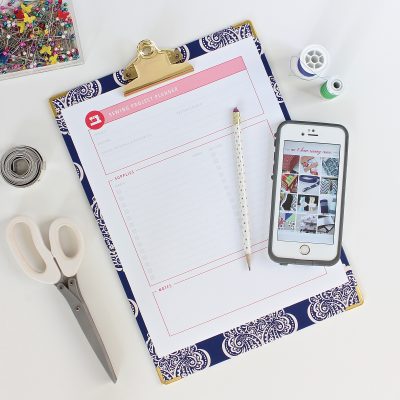Printable Sewing Project Planner Design, plan, and organize your next sewing project with this 10-page Printable Sewing Project Planner