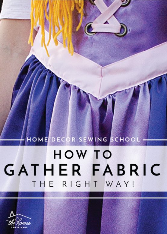 Does a sewing project you're working on call for gathering fabric? This tutorial teaches you how to gather fabric the right way - and it's easy!