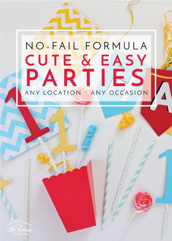 Try this no-fail formula to pull of Cute and Easy Parties for any occasion in any location!