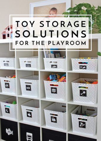 Storing toys so that they look nice and can be played with can be tricky! Check out these smart, easy and function toy storage solutions!