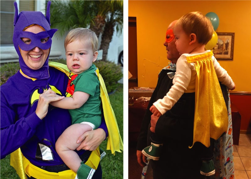 Ready to dress your little one as a superhero? This tutorial will show you how to make a cape for a baby onesie!