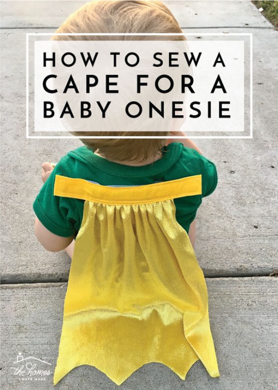 How to Make a Cape for a Baby Onesie